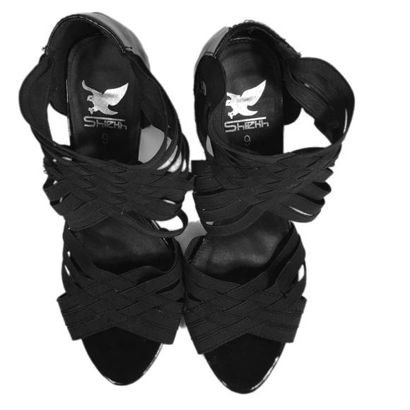 Shiekh Womens Stiletto Heel Size 9 Black - Picture 2 of 6